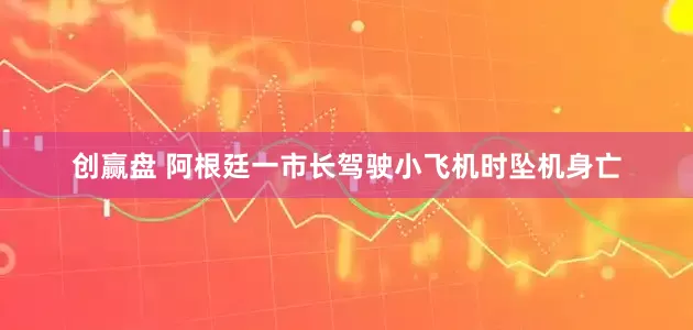 创赢盘 阿根廷一市长驾驶小飞机时坠机身亡
