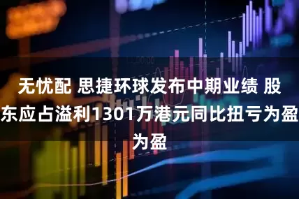 无忧配 思捷环球发布中期业绩 股东应占溢利1301万港元同比扭亏为盈